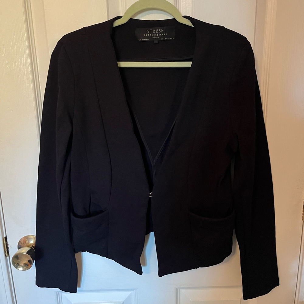 Stoosh Women's Black Blazer, Size L